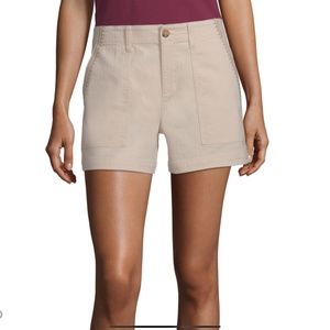 a.n.a Womens High Rise 5" Embroidered Short
